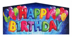 Happy Birthday Banner Panel