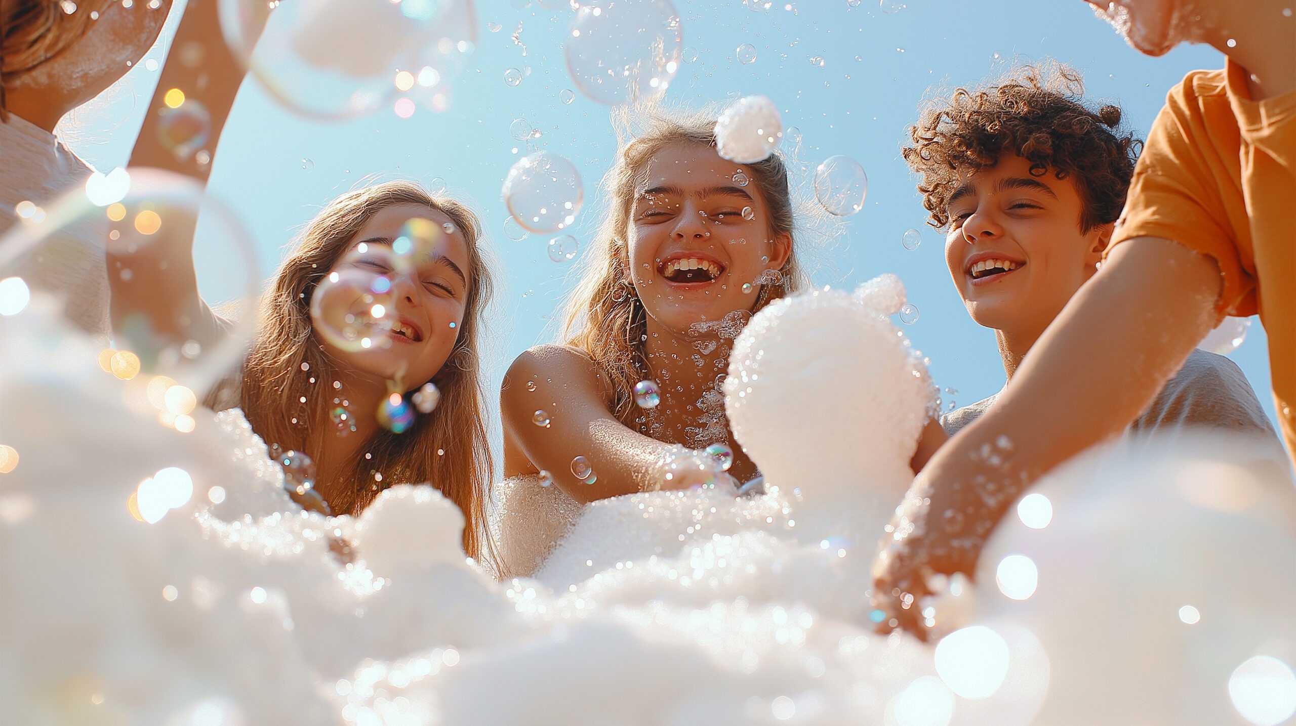 Foam party rental Caddo Mills TX outdoor rural event