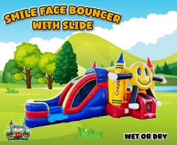 Smiley Face with Slide Wet or Dry