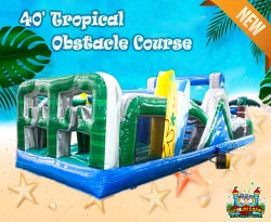 40' Tropical Obstacle Course