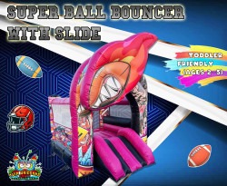 Super Ball Bouncer with Slide Toddler Friendly