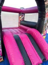 white Photoroom201 1755744146 Super Ball Bouncer with Slide Toddler Friendly