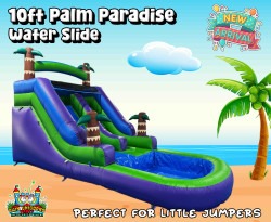 10ft Palm Paradise Water Slide