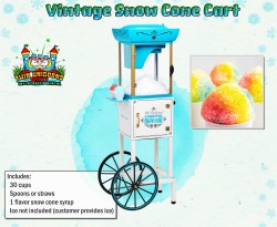 Vintage Snow Cone Cart